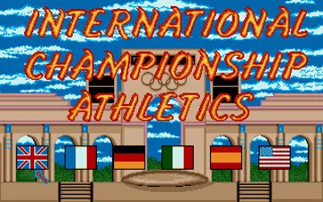 International Championship Athletics screen shot title